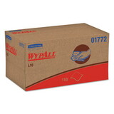 WypAll KCC01772 L10 SANI-PREP Dairy Towels, POP-UP Box, 1-Ply, 10.25 x 10.5, White, 110/Pack, 18 Packs/Carton