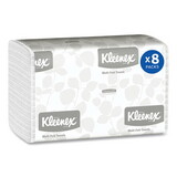 Kleenex KCC02046 Multi-Fold Paper Towels, 9 1/5 X 9 2/5, White, 150/pack, 8 Packs/carton