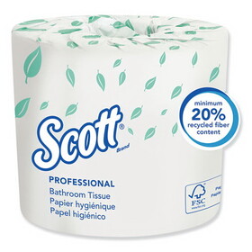 Scott KCC04460RL Standard Roll Bathroom Tissue, 2-Ply, 550 Sheets/roll