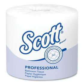 Scott KCC05102CT Standard Roll Bathroom Tissue, 1-Ply, 1210 Sheets/roll, 80 Rolls/carton