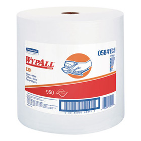 WypAll KCC05841 L30 Towels, 12 2/5 x 13 3/10, White, 950 per Roll