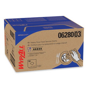 WypAll KCC06280 X80 Foodservice Paper Towel, 12 1/2 X 23 1/2, Blue/white, 150/carton