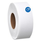 Scott KCC07805 Essential JRT Jumbo Roll Bathroom Tissue, Septic Safe, 2-Ply, White, 3.55