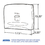 Kimberly-Clark Professional* KCC09505 Personal Seats Toilet Seat Cover Dispenser, 17 1/2 X 2 1/4 X 13 1/4, White, Price/EA