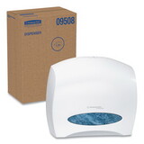 Kimberly-Clark Professional* 9508 JRT Jr. Escort Jumbo Roll Bath Tissue Dispenser, 16 x 5.75 x 13.88, Pearl White