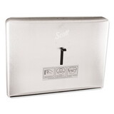 Scott KCC 09512 Personal Seat Toilet Seat Cover Dispenser, Stainless Steel, 16.6 x 12.3 x 2.5