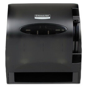 Kimberly-Clark Professional* 09765 Lev-R-Matic Roll Towel Dispenser, 13 3/10w x 9 4/5d x 13 1/2h, Smoke