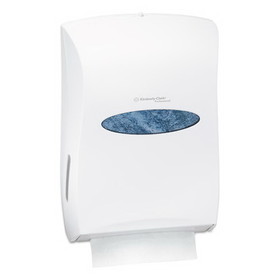 Kimberly-Clark Professional* KCC09906 Universal Towel Dispenser, 13.31 x 5.85 x 18.85, Pearl White