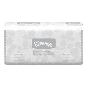 Kleenex KCC13253 Premiere Folded Towels, 1-Ply, 7.8 x 12.4, White, 120/Pack, 25 Packs/Carton
