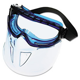 KleenGuard 18629 V90 Series Face Shield, Blue Frame, Clear Lens