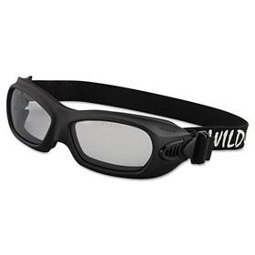 KleenGuard KCC20525 V80 WildCat Safety Goggles, Black Frame, Clear Lens