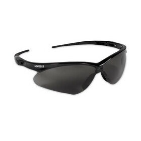 KleenGuard KCC22475 V30 Nemesis Safety Glasses, Black Frame, Smoke Anti-Fog Lens