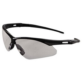 KleenGuard 25679 Nemesis Safety Glasses, Black Frame, Clear Anti-Fog Lens
