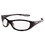 KleenGuard KCC28615 V40 HellRaiser Safety Glasses, Black Frame, Clear Anti-Fog Lens, Price/EA