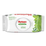 Huggies KCC31803 Natural Care Sensitive Baby Wipes, 3.88 x 6.6, Unscented, White, 56/Pack, 8 Packs/Carton