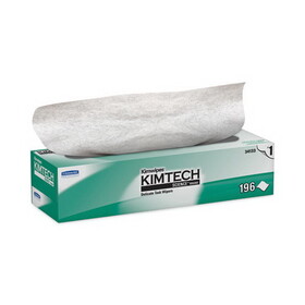 Kimtech KCC34133 Kimwipes Delicate Task Wipers, 1-Ply, 11.8 x 11.8, Unscented, White, 198/Box, 15 Boxes/Carton