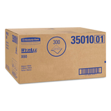 WypAll KCC35010 X60 Towels, Flat Sheet, 22 1/2 X 39, White, 100/box, 3 Boxes/carton
