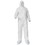 KleenGuard KCC38953 A35 Liquid and Particle Protection Coveralls, Zipper Front, Hood/Boots, Elastic Wrists/Ankles, 4X-Large, White, 25/Carton, Price/CT