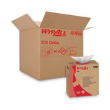 WypAll KCC41455 X70 Cloths, POP-UP Box, 9.13 x 16.8, White, 100/Box, 10 Boxes/Carton