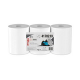 WypAll KCC41702 X70 Centerpull Wipers, 9 4/5 X 13 2/5, White, 275/roll, 3 Rolls/carton