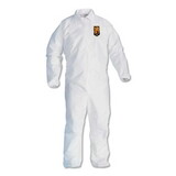 KleenGuard KCC44316 A40 Elastic-Cuff and Ankles Coveralls, 3X-Large, White, 25/Carton