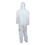 KleenGuard KCC44326 A40 Elastic-Cuff, Ankle, Hooded Coveralls, 3X-Large, White, 25/Carton, Price/CT