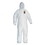 KleenGuard KCC44327 A40 Elastic-Cuff and Ankle Hooded Coveralls, 4X-Large, White, 25/Carton, Price/CT