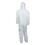 KleenGuard KCC44327 A40 Elastic-Cuff and Ankle Hooded Coveralls, 4X-Large, White, 25/Carton, Price/CT