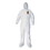 KleenGuard KCC44333 A40 Elastic-Cuff, Ankle, Hood and Boot Coveralls, Large, White, 25/Carton, Price/CT