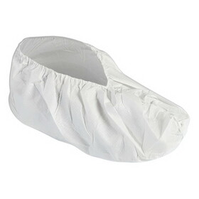 KleenGuard KCC44494 A40 Liquid/Particle Protection Shoe Covers, White, X-Large-2X-Large, 400/CT