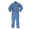 KleenGuard KCC45003 A60 Elastic-Cuff, Ankle and Back Coveralls, Blue, Large, 24/Carton, Price/CT