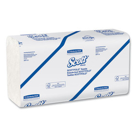 Scott KCC45957 Essential Low Wet Strength Multi-Fold Towels, 9.4 x 12.4, White, 175/Pack, 25 Packs/Carton