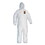 KleenGuard KCC46114 A30 Elastic-Back and Cuff Hooded Coveralls, X-Large, White, 25/Carton, Price/CT