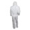 KleenGuard KCC46114 A30 Elastic-Back and Cuff Hooded Coveralls, X-Large, White, 25/Carton, Price/CT