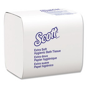 Cottonelle KCC48280 Hygienic Bath Tissue, Septic Safe, 2-Ply, White, 250/Pack, 36 Packs/Carton