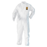 KleenGuard KCC49006 A20 Breathable Particle Protection Coveralls, 3X-Large, White, 20/Carton