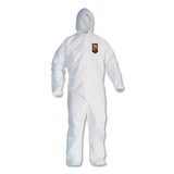 KleenGuard KCC49116 A20 Breathable Particle Protection Coveralls, Zip Closure, 3X-Large, White