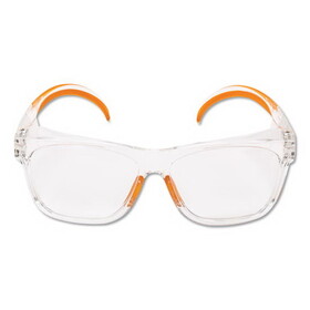 KleenGuard 49301 Maverick Safety Glasses, Clear/Orange, Polycarbonate Frame