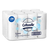 Cottonelle KCC53862 Clean Care Bathroom Tissue, Septic Safe, 2-Ply, White, 900 Sheets/Roll, 36 Rolls/Carton