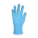 KleenGuard KCC54188 G10 Comfort Plus Blue Nitrile Gloves, Light Blue, Large, 100/Box