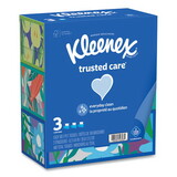 Kleenex KCC54303 Trusted Care Facial Tissue, 2-Ply, White, 160 Sheets/Box, 3 Boxes/Pack, 4 Packs/Carton