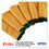 WypAll KCC83610 Microfiber Cloths, Reusable, 15.75 x 15.75, Yellow, 6/Pack, Price/PK