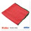 WypAll KCC83980 Microfiber Cloths, Reusable, 15.75 x 15.75, Red, 6/Pack, 4 Packs/Carton, Price/CT