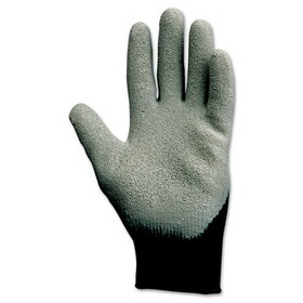 KleenGuard 97272 G40 Latex Coated Poly-Cotton Gloves, 250 mm Length, Large/Size 9, Gray, 12 Pairs