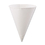 Konie KCI60KBR Rolled-Rim Paper Cone Cups, 6oz, White, 200/bag, 25 Bags/carton, Price/CT