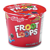 Kellogg' s KEB01246 Froot Loops Breakfast Cereal, Single-Serve 1.5oz Cup, 6/box