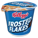 Kellogg' s KEB01468 Breakfast Cereal, Frosted Flakes, Single-Serve 2.1oz Cup, 6/box