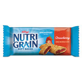 Kellogg's KEB35945 Nutri-Grain Soft Baked Breakfast Bars, Strawberry, Indv Wrapped 1.3 oz Bar, 16/Box