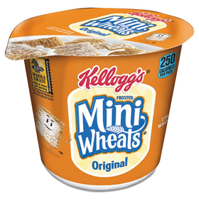 Kellogg's KEB42799 Breakfast Cereal, Frosted Mini Wheats, Single-Serve, 6/Box