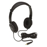 ACCO BRANDS KMW33137 Hi-Fi Headphones, Plush Sealed Earpads, Black